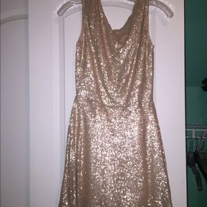 Sparkle sequin gold Tobi dress